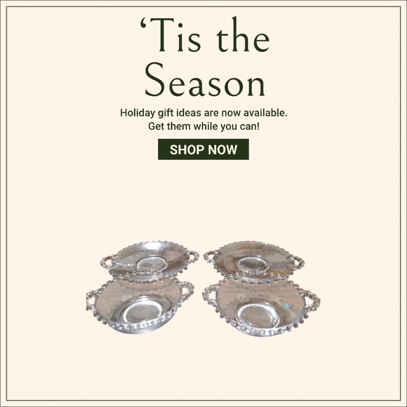 Vtg Imperial Candlewick Glass Handled Mayo/Sauce Serving Bowls Plates Sets (2) - Picture 13 of 13